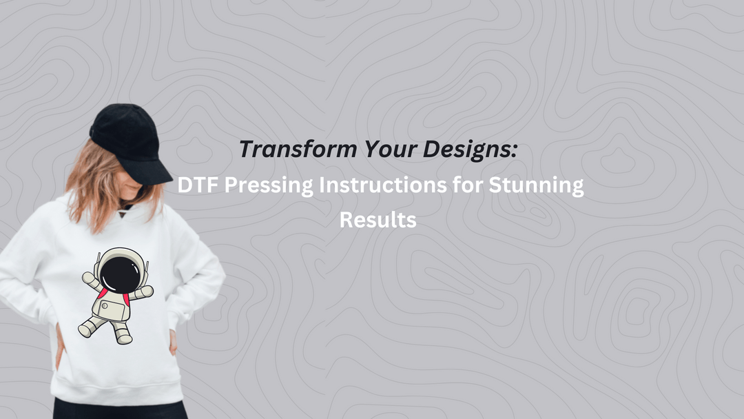DTF Pressing Instructions: Professional setting up heat press for garment transfer.