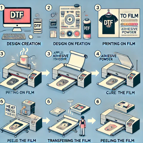 The DTF Printing Process: A Step-by-Step Transfer Guide Today
