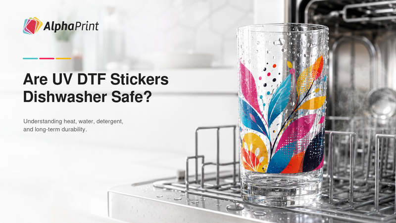 Are UV DTF Stickers Dishwasher Safe?