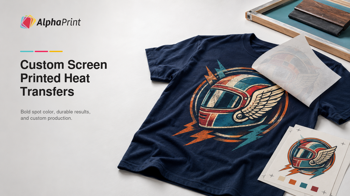 Custom Screen Printed Heat Transfers