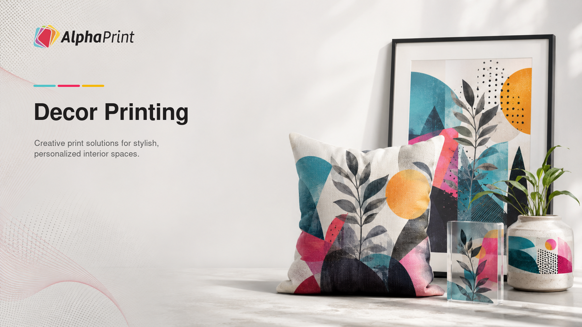 How to Break into Decor Printing