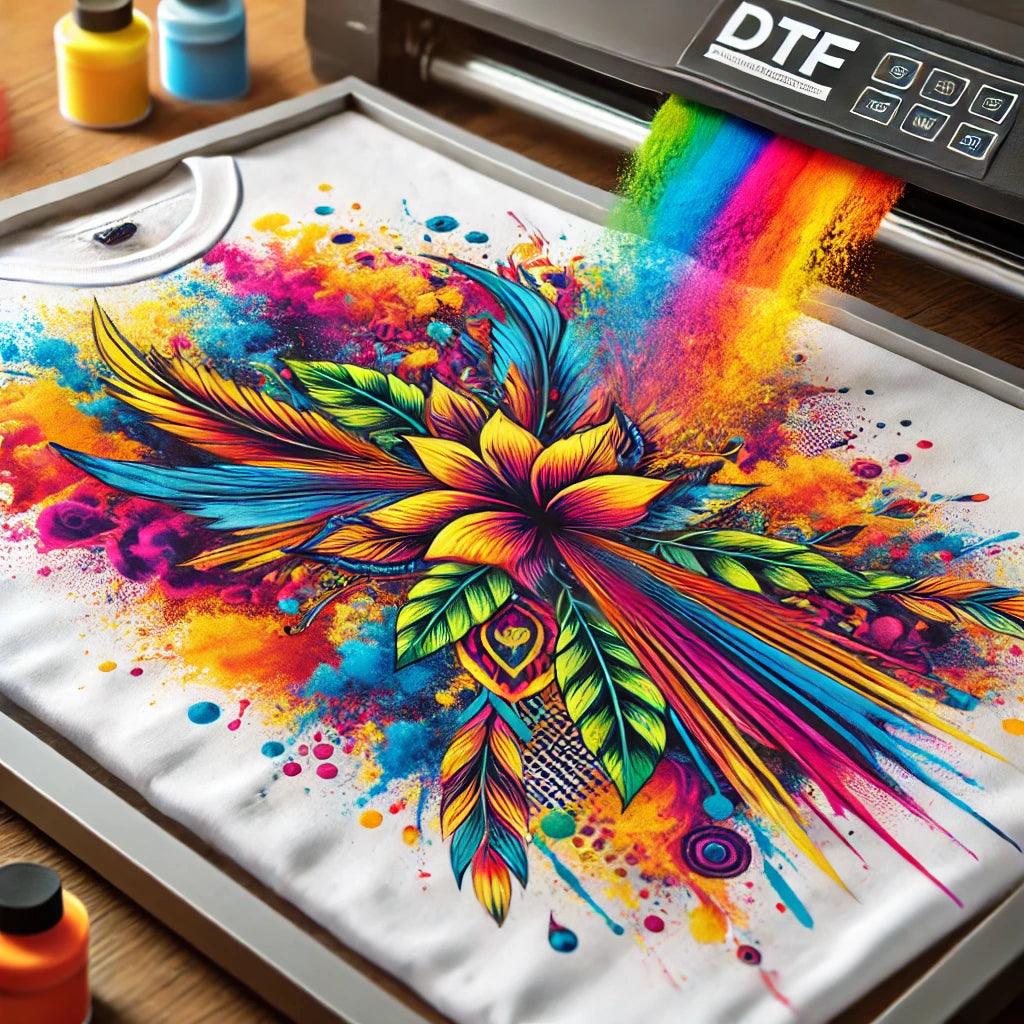Color Explosion! Unleash the Vibrancy of Your Designs with the Best DTF Powder - Alpha Print