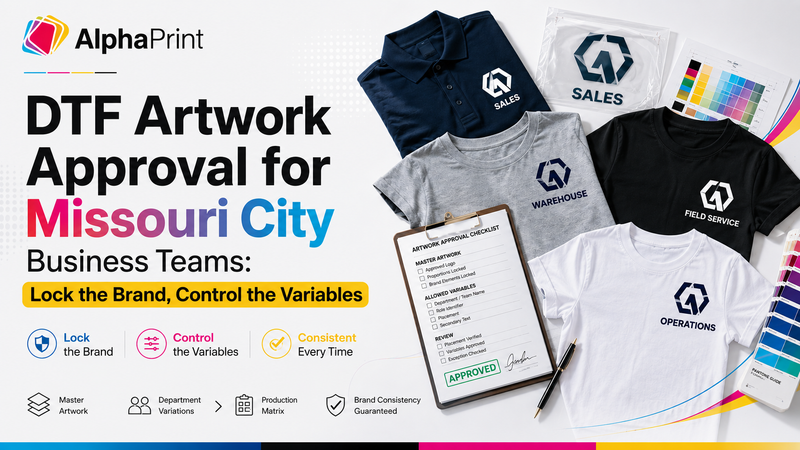 DTF Artwork Approval for Missouri City Business Teams: Lock the Brand, Control the Variables