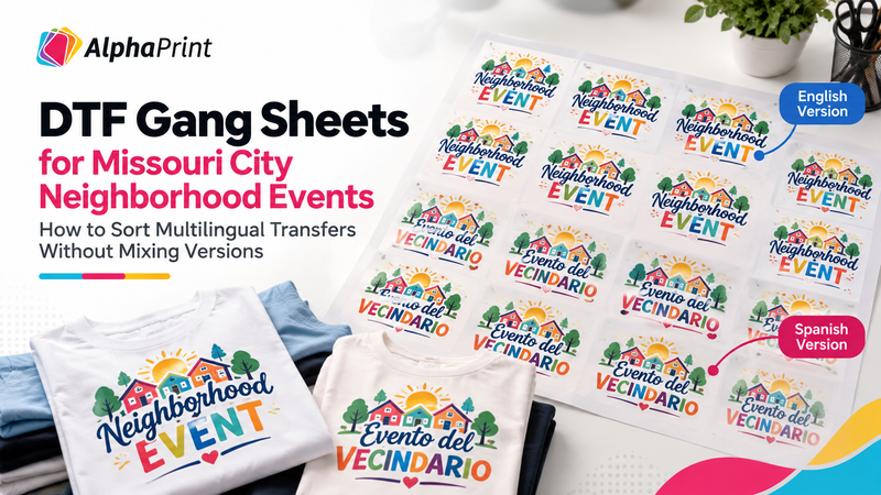 DTF Gang Sheets for Missouri City Neighborhood Events: How to Sort Multilingual Transfers Without Mixing Versions