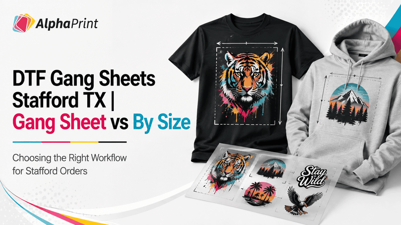 DTF Gang Sheets vs. Transfers by Size: Choosing the Right Workflow for Stafford Orders