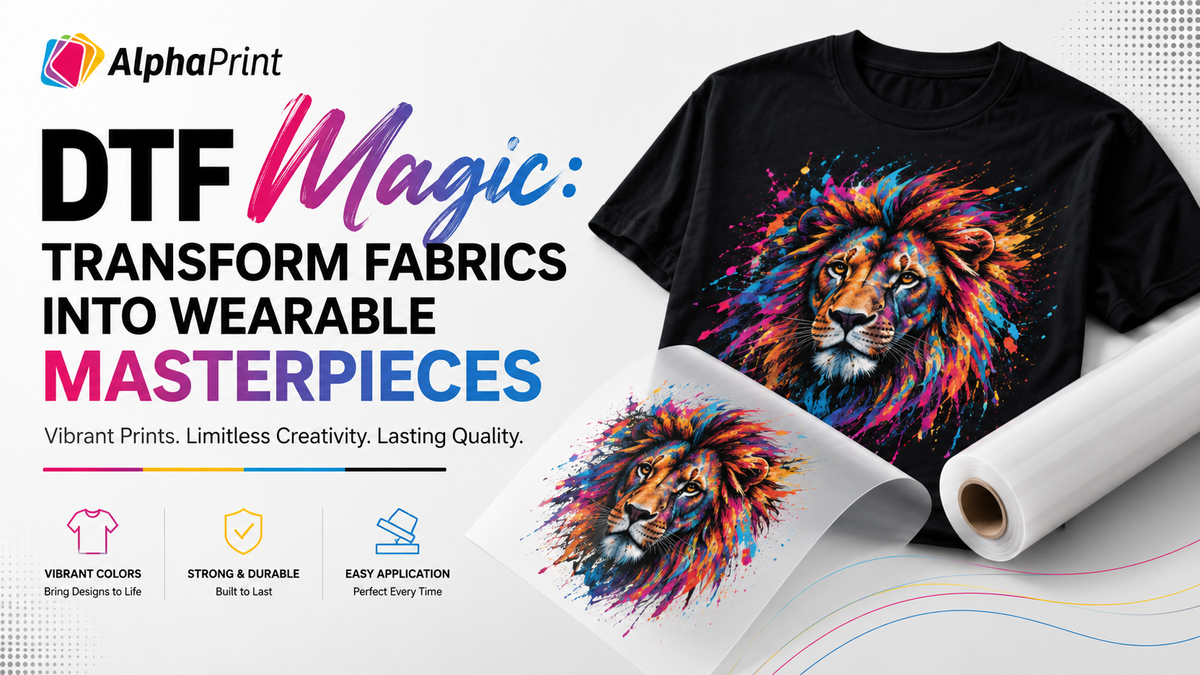 DTF Magic: Transform Fabrics Into Wearable Masterpieces