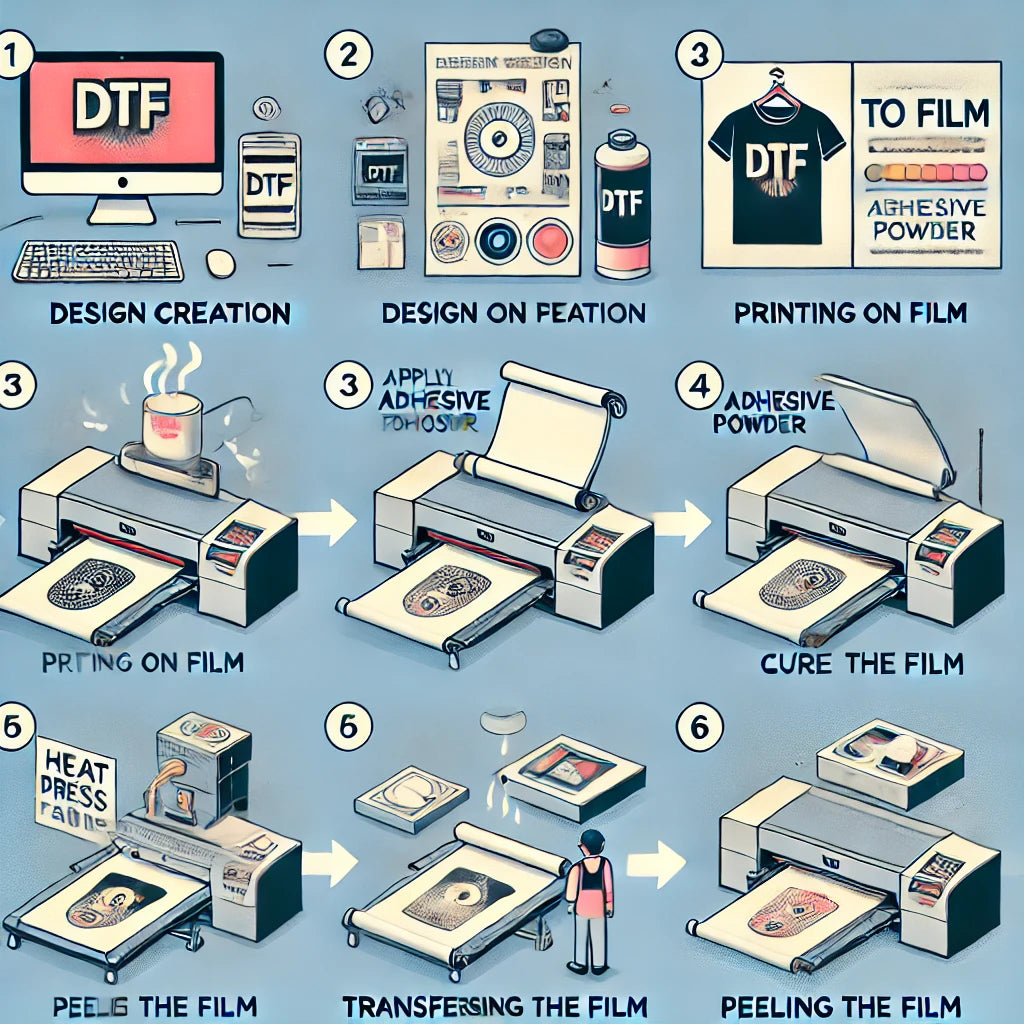 DTF Printing Process: A Step-by-Step Guide