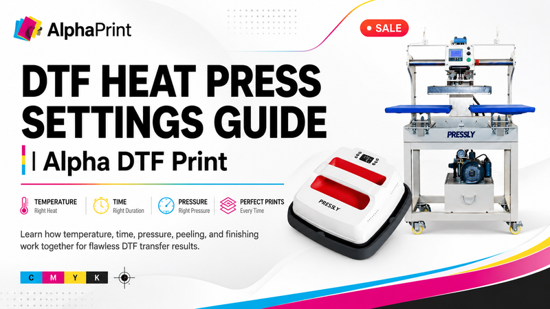 DTF Transfer Heat Press Settings: A Guide for Perfect Prints
