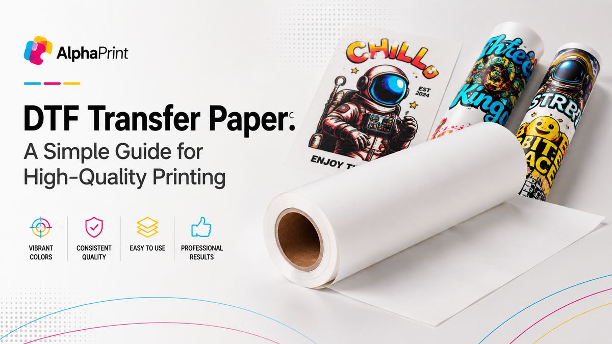 DTF Transfer Paper: A Simple Guide for High-Quality Printing