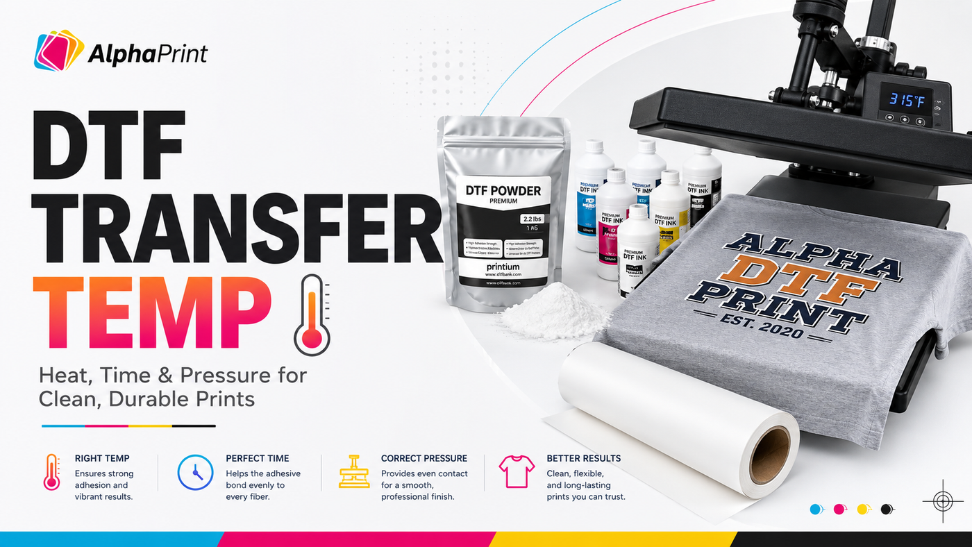 DTF Transfer Temp