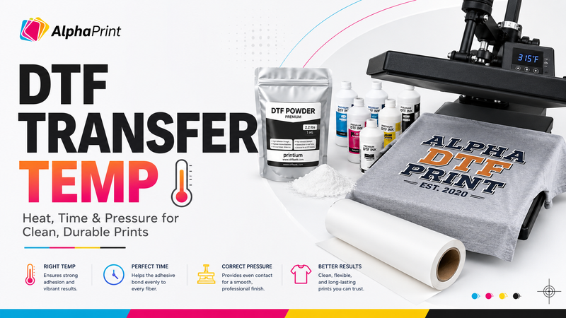 DTF Transfer Temp