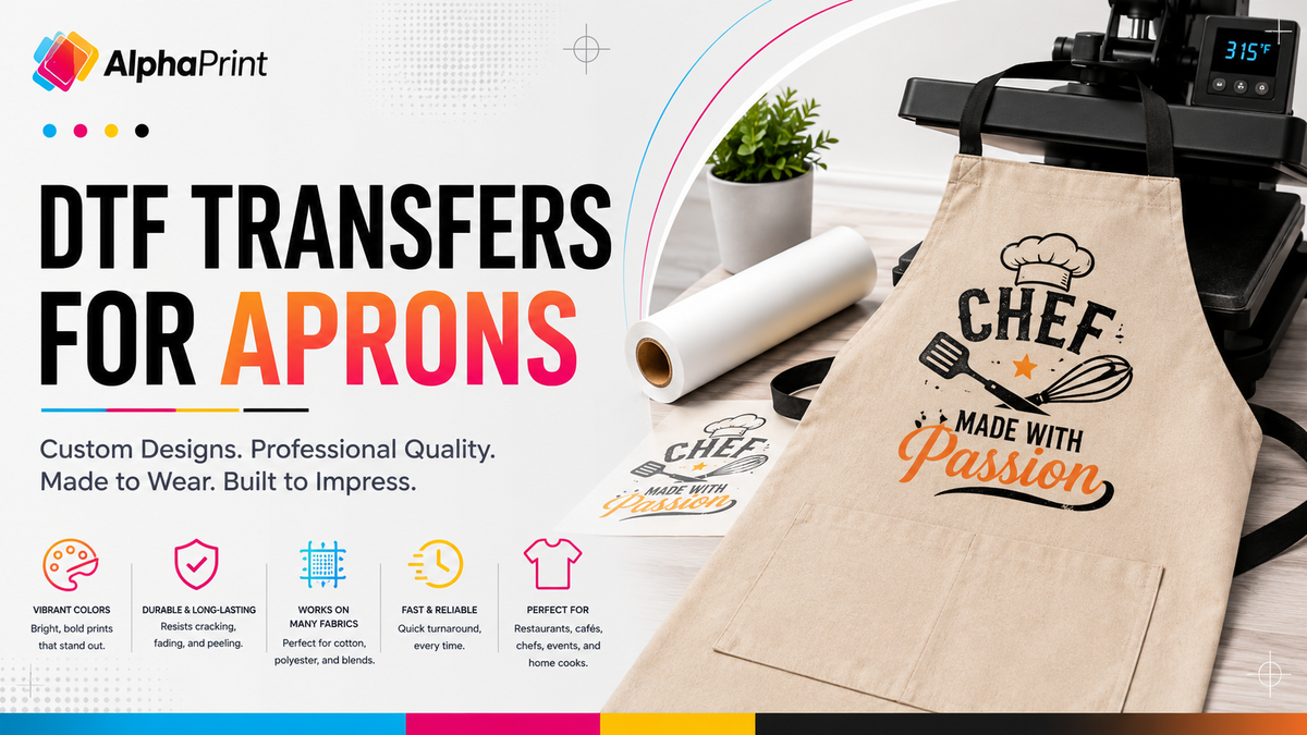 DTF Transfers for Aprons