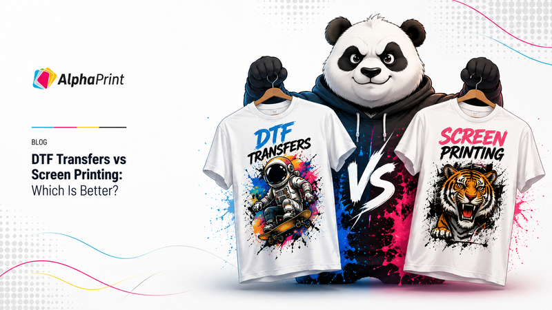 DTF Transfers vs Screen Printing: Which Is Better?