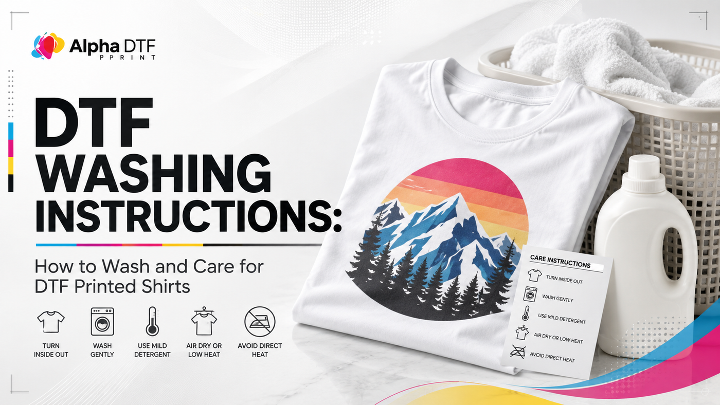 DTF Washing Instructions: How to Wash and Care for DTF Printed Shirts