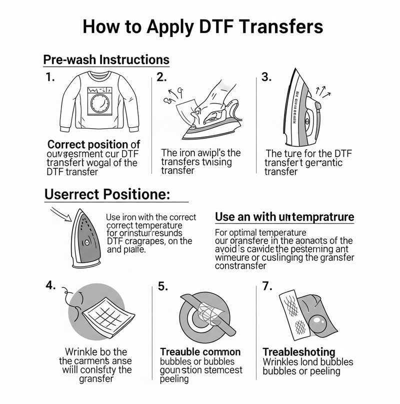 How To Apply DTF Transfers With Iron