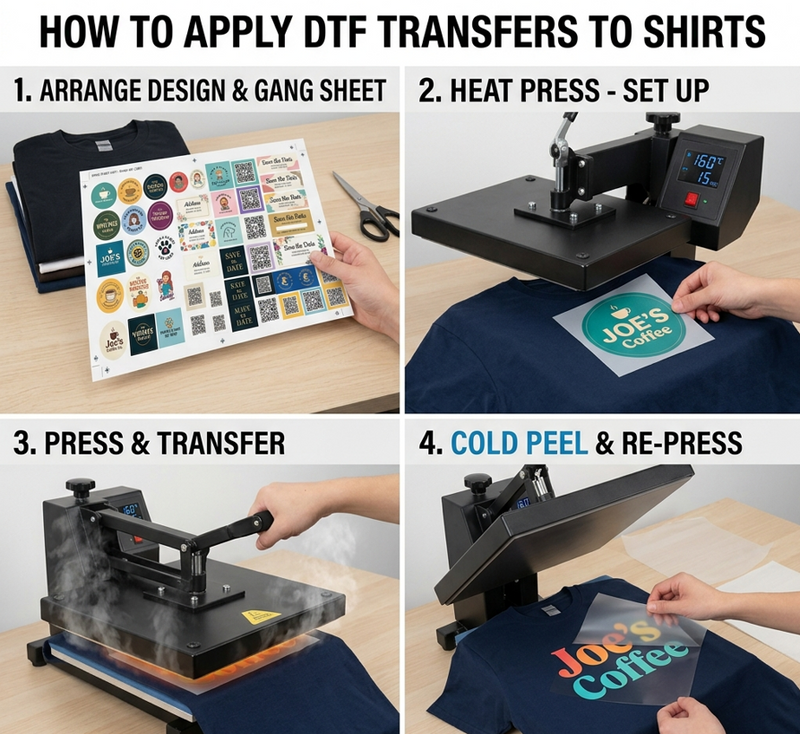 How To Apply DTF Transfers To Shirts