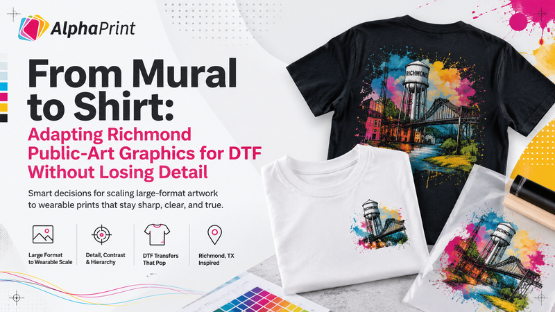 From Mural to Shirt: Adapting Richmond Public-Art Graphics for DTF Without Losing Detail
