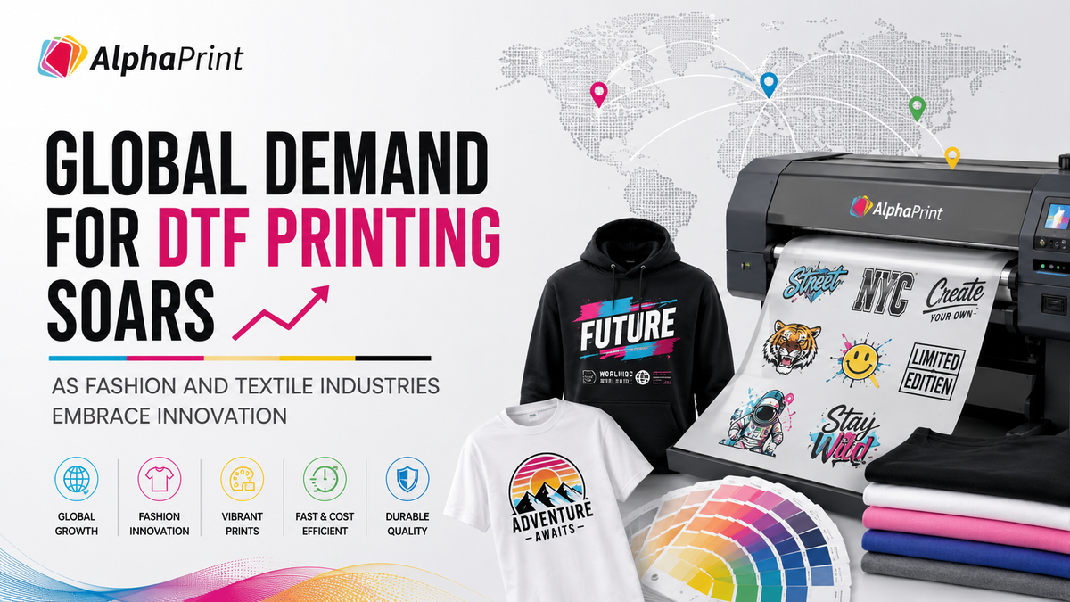 Global Demand for DTF Printing Soars as Fashion and Textile Industries Embrace Innovation