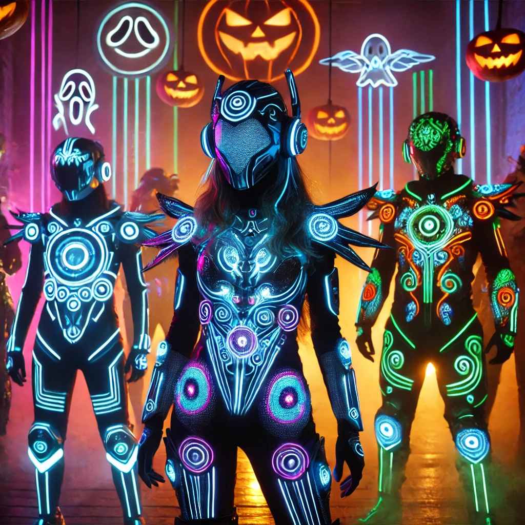 Glow Up This Halloween with Futuristic DTF Costumes