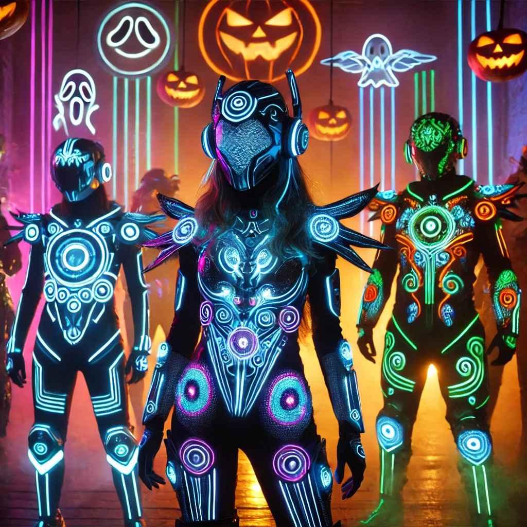 Glow Up This Halloween with Futuristic DTF Costumes - Alpha Print