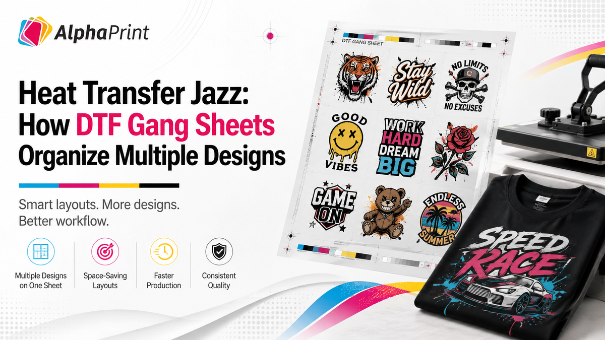 Heat Transfer Jazz: How DTF Gang Sheets Organize Multiple Designs