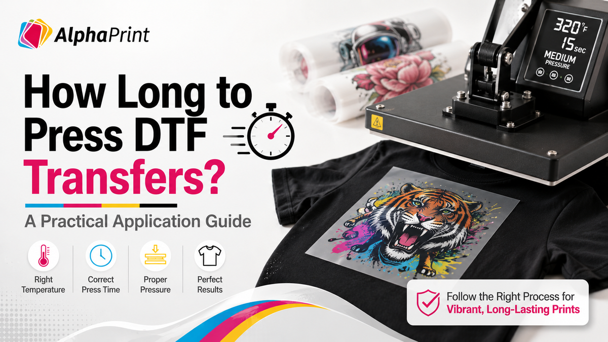 How Long to Press DTF Transfers? A Practical Application Guide