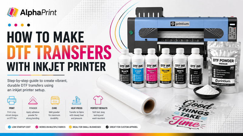 How To Make DTF Transfers With Inkjet Printer