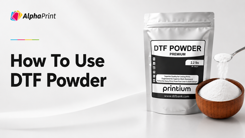 How To Use DTF Powder