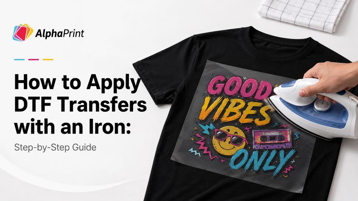 How to Apply DTF Transfers with an Iron: Step-by-Step Guide