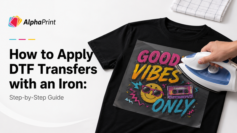 How to Apply DTF Transfers with an Iron: Step-by-Step Guide