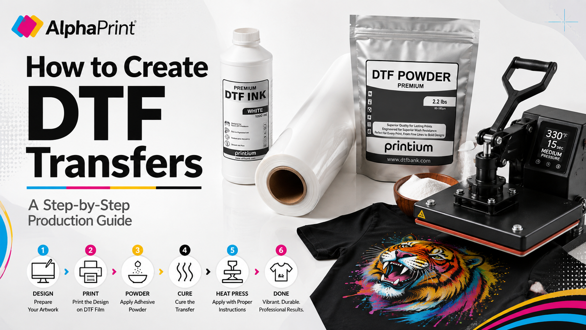 How to Create DTF Transfers: A Step-by-Step Production Guide