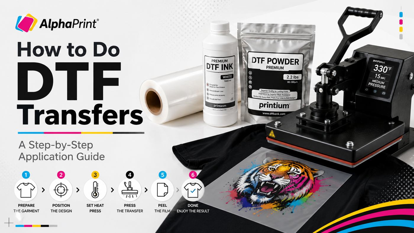How to Do DTF Transfers: A Step-by-Step Application Guide