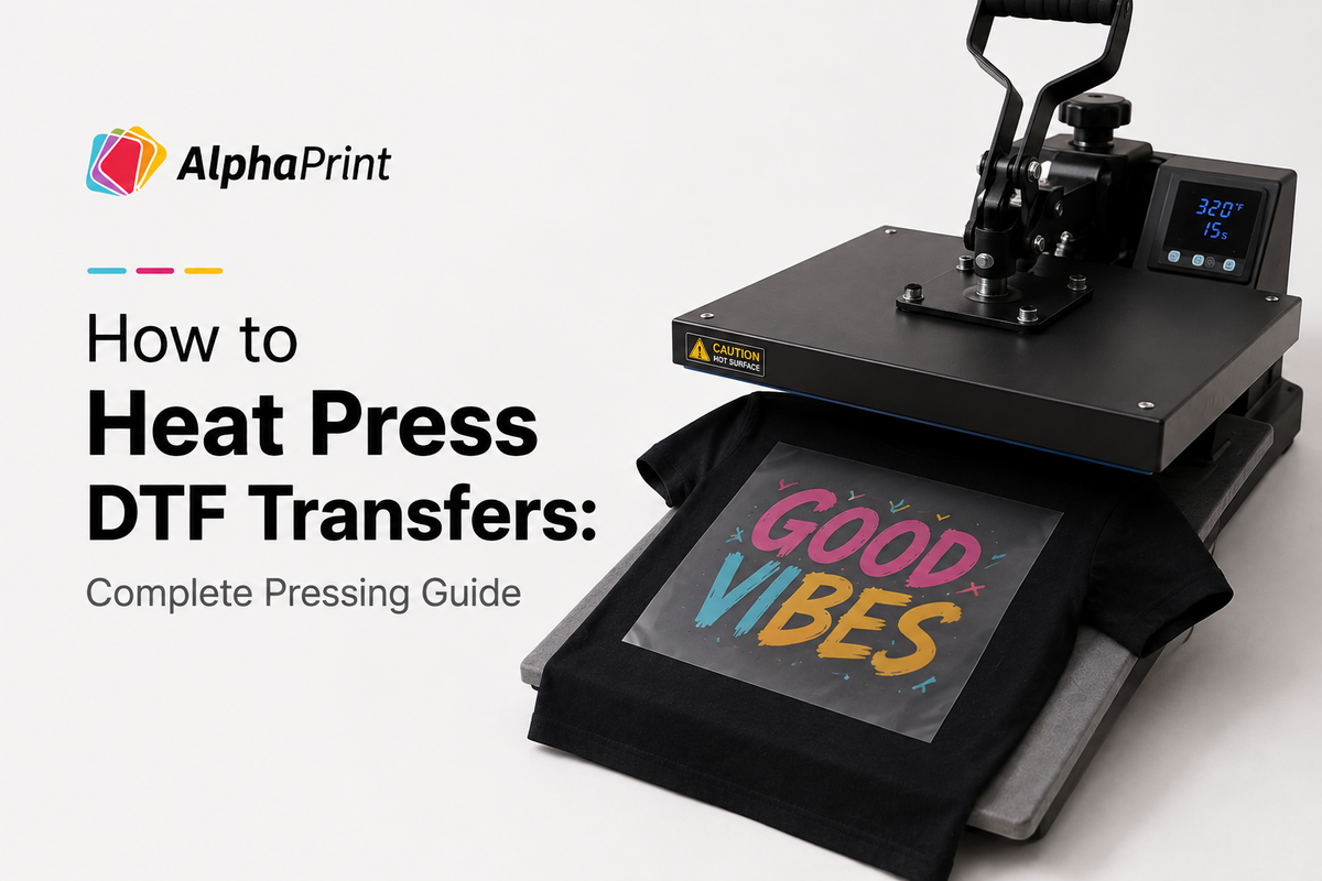 How to Heat Press DTF Transfers: Complete Pressing Guide
