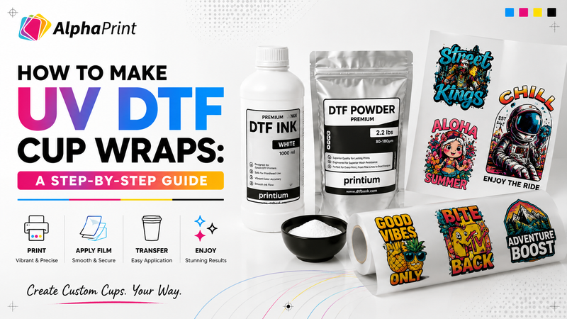 How to Make UV DTF Cup Wraps: A Step-by-Step Guide