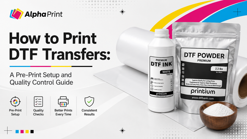 How to Print DTF Transfers: A Pre-Print Setup and Quality Control Guide