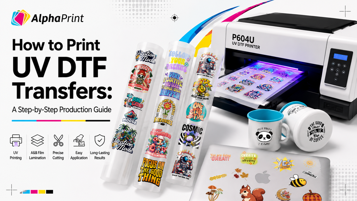How to Print UV DTF Transfers: A Step-by-Step Production Guide