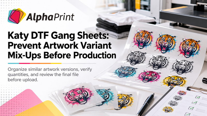 Katy DTF Gang Sheets: Prevent Artwork Variant Mix-Ups Before Production