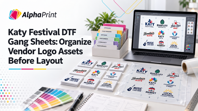 Katy Festival DTF Gang Sheets: Organize Vendor Logo Assets Before Layout