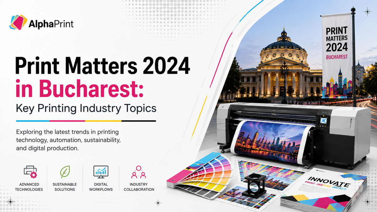 Print Matters 2024 in Bucharest: Key Printing Industry Topics