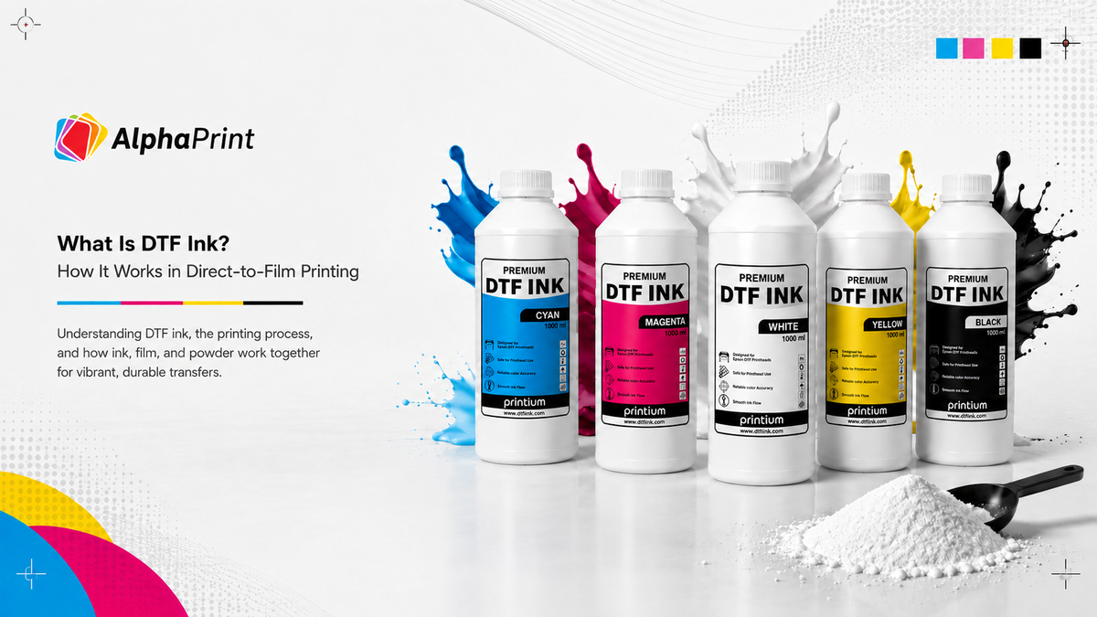 What Is DTF Ink? How It Works in Direct-to-Film Printing