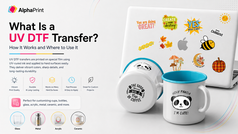 What Is a UV DTF Transfer? How It Works and Where to Use It