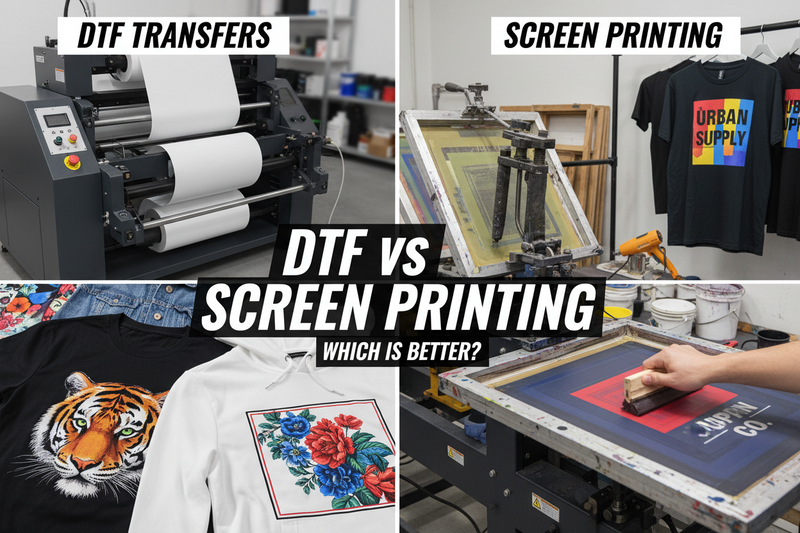 DTF Transfers vs Screen Printing: Which Is Better?
