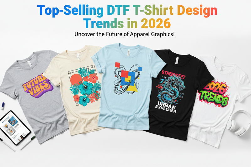 Top-Selling DTF T-Shirt Design Trends in 2026