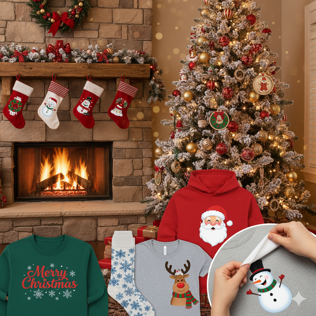 Christmas DTF Transfer