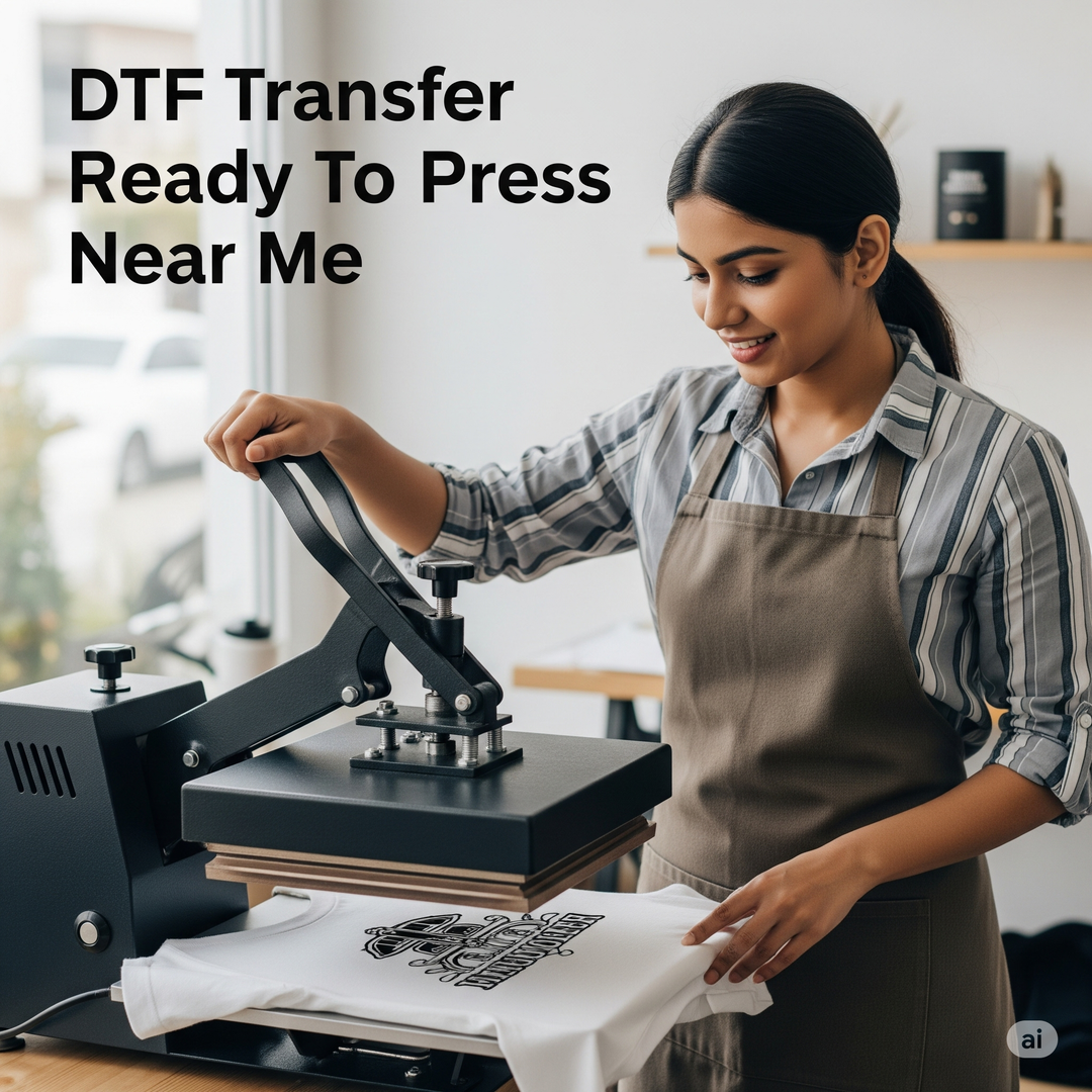 DTF Transfer Ready To Press Near Me