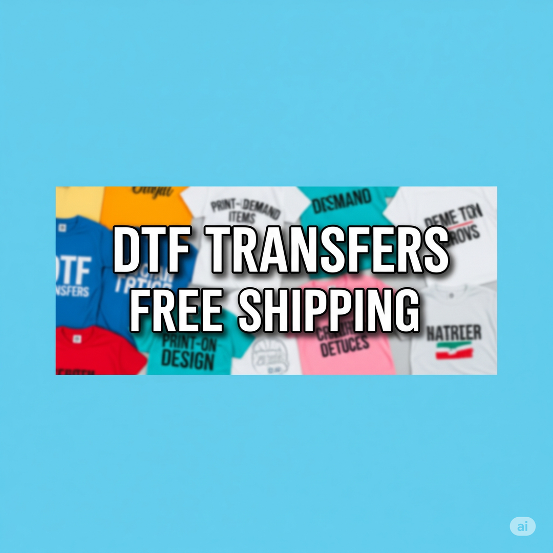 DTF Transfers Free Shipping