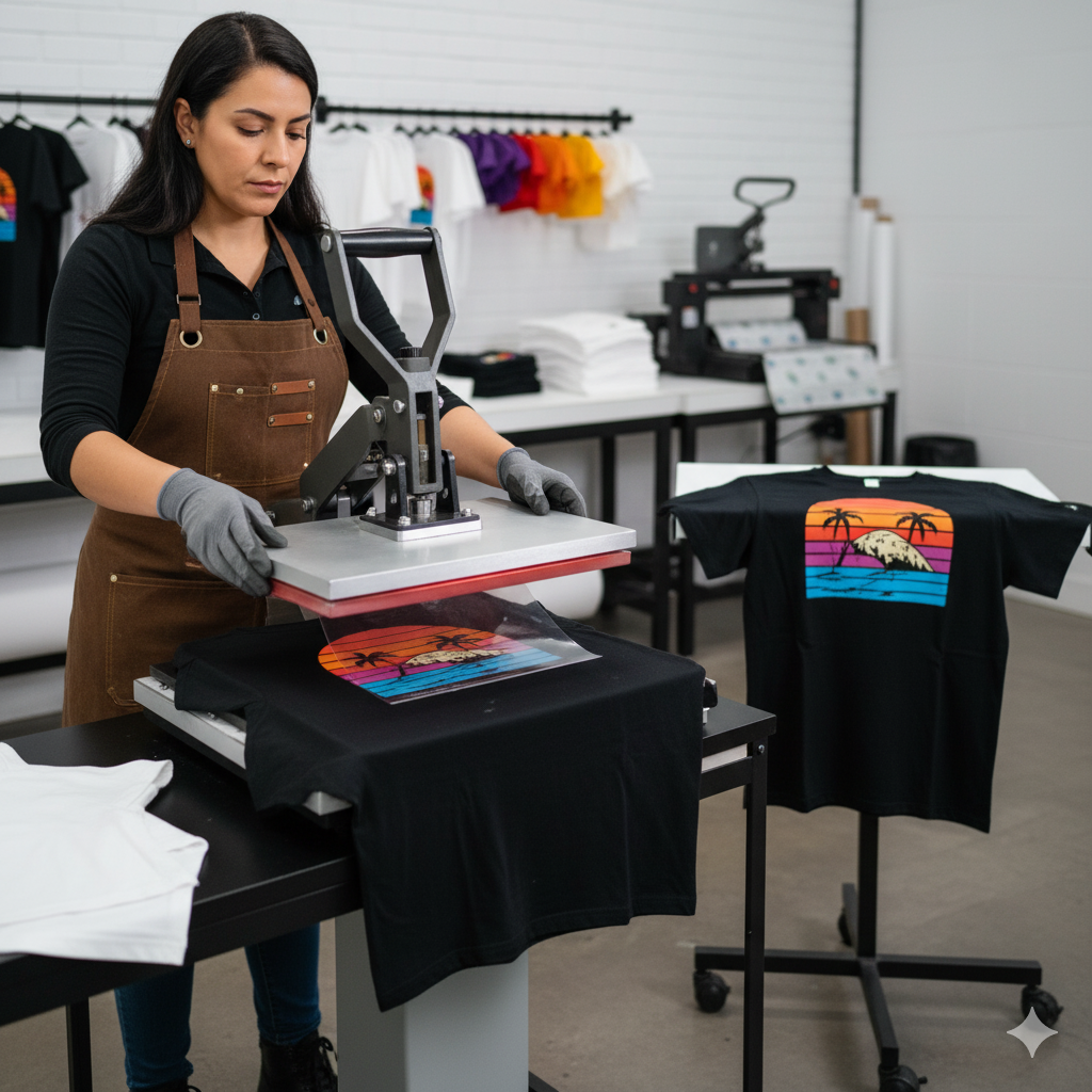 Heat Press for DTF Transfers