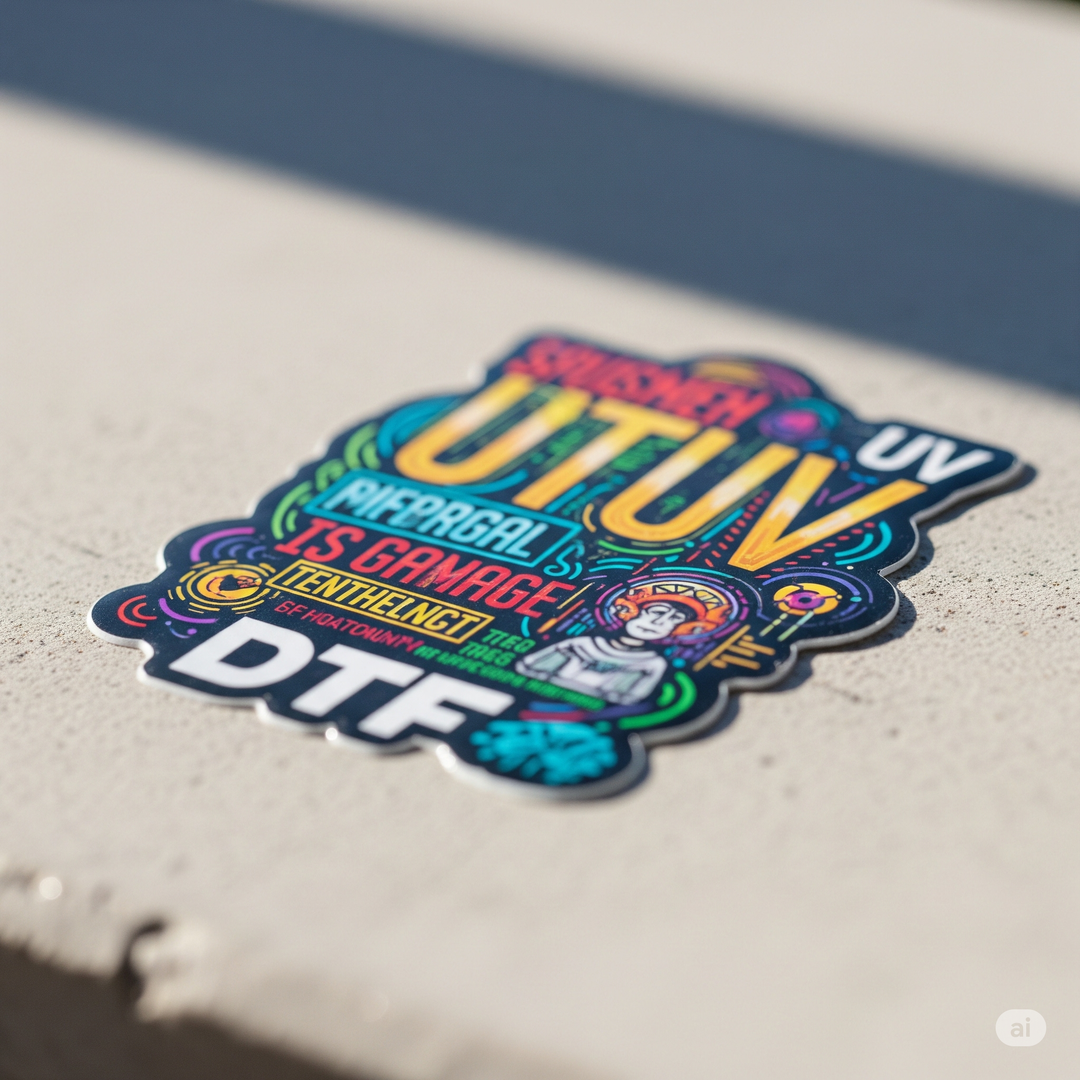 DTF UV Sticker