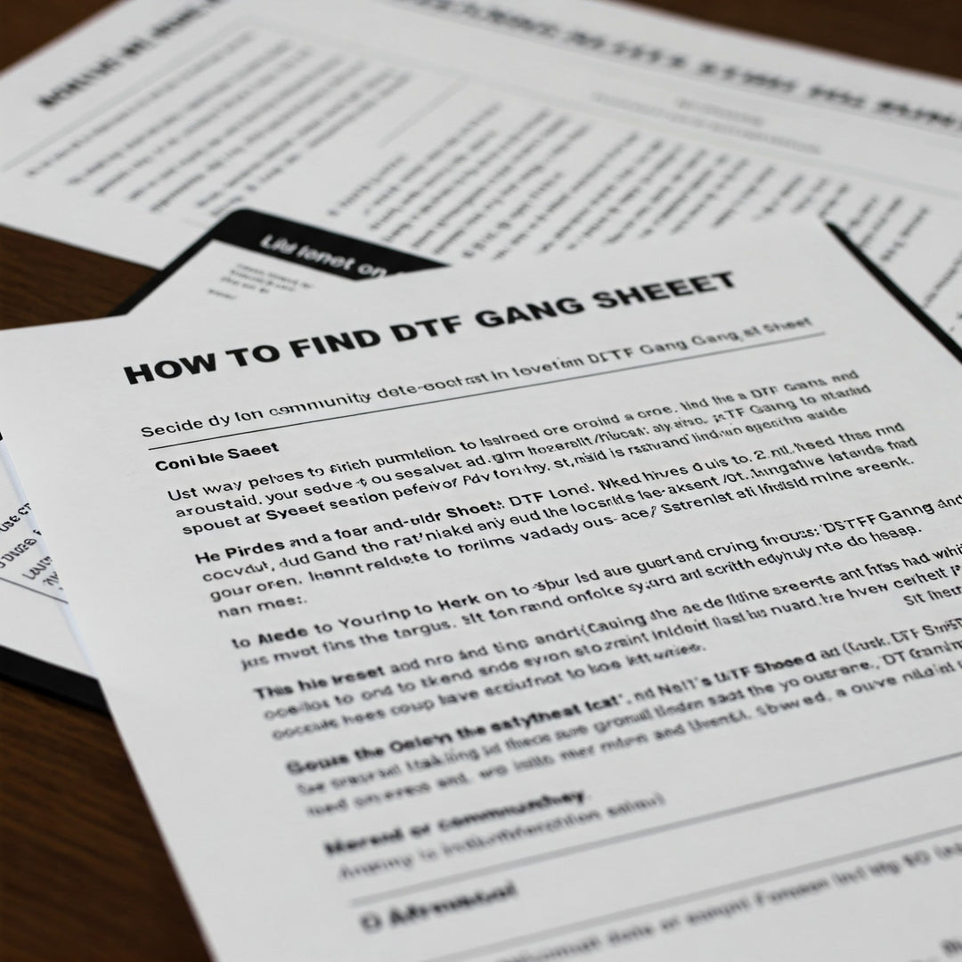 How To Find DTF Gang Sheet