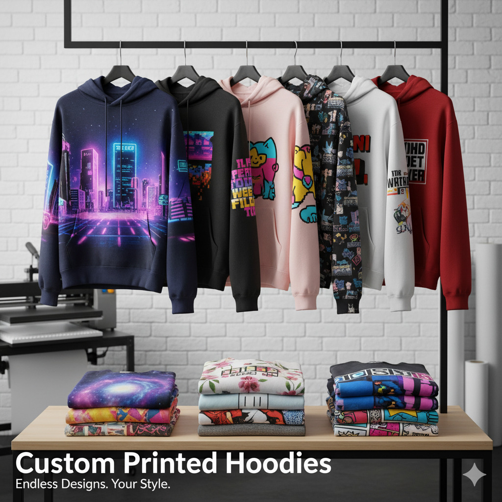 Custom Printed Hoodies